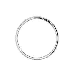 Alliance Aelyne Ruban Plat Argent Blanc