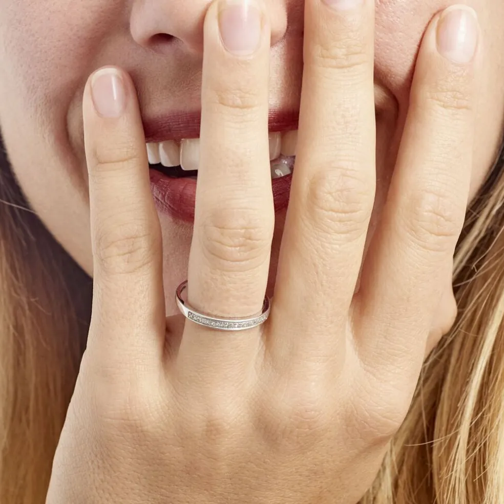 Alliance Aileen Or Blanc Diamant