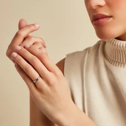 Alliance Alexyne Argent Blanc