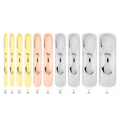 Alliance Aphroditia Demi Jonc Bombe Platine Blanc