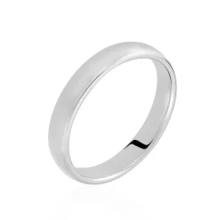 Alliance Apollos Demi Jonc Confort Palladium Blanc