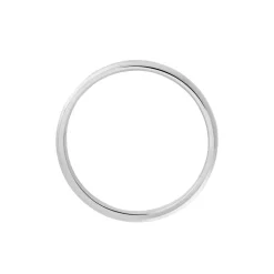 Alliance Aristote Ruban Plat Palladium Blanc