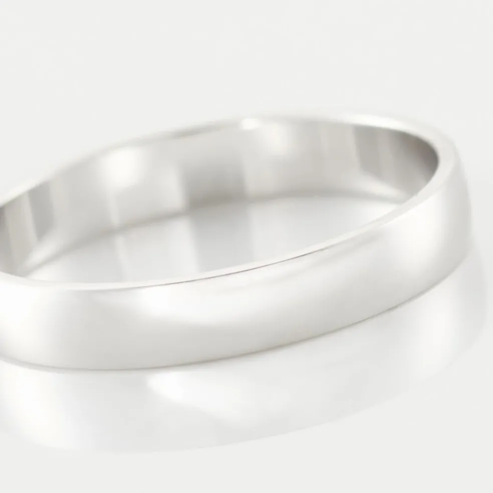 Alliance Artemissia Ruban Plat Or Blanc