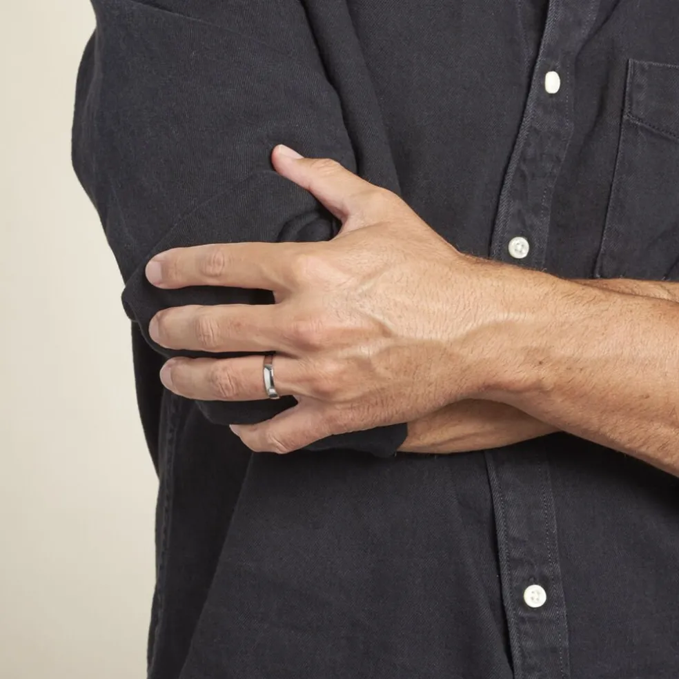 Alliance Artemissia Ruban Plat Or Blanc