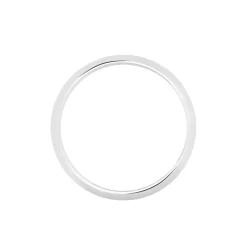 Alliance Arthellais Ruban Plat Or Blanc