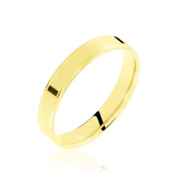 Alliance Beatrice Ruban Plat Or Jaune
