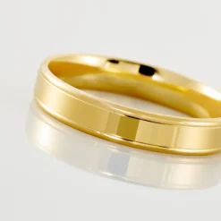 Alliance Beatrice Ruban Plat Or Jaune