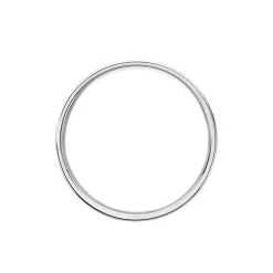 Alliance Beatrice Ruban Plat Or Blanc