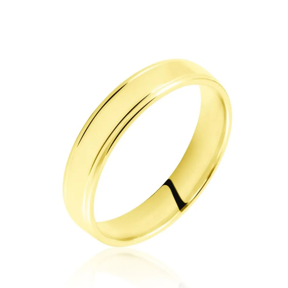 Alliance Beatrice Ruban Plat Or Jaune