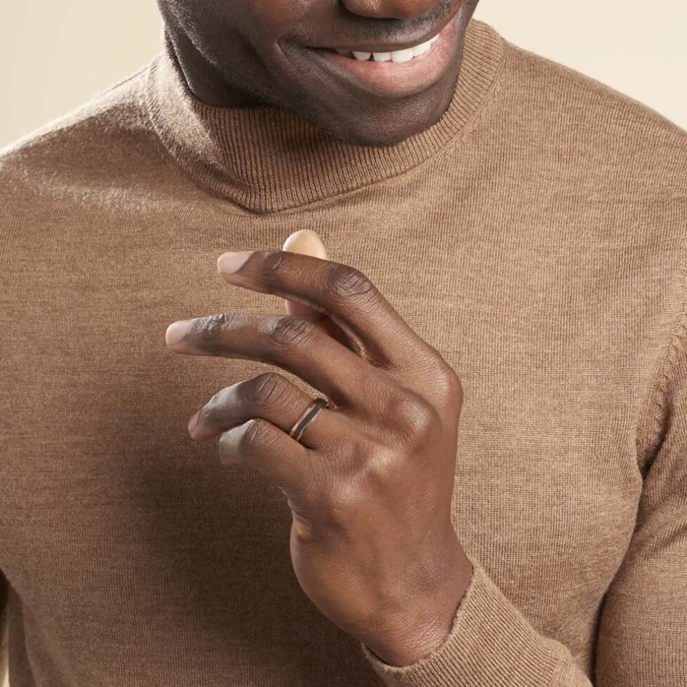 Alliance Camille Ruban Plat Or Rose