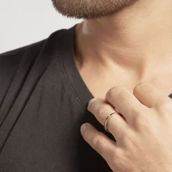 Alliance Camille Ruban Plat Or Jaune