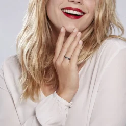 Alliance Camille Ruban Plat Or Blanc