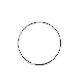 Alliance Caroline Sablee Demi Jonc Classique Or Blanc