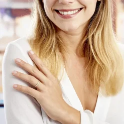 Alliance Caroline Sablee Ruban Plat Or Bicolore