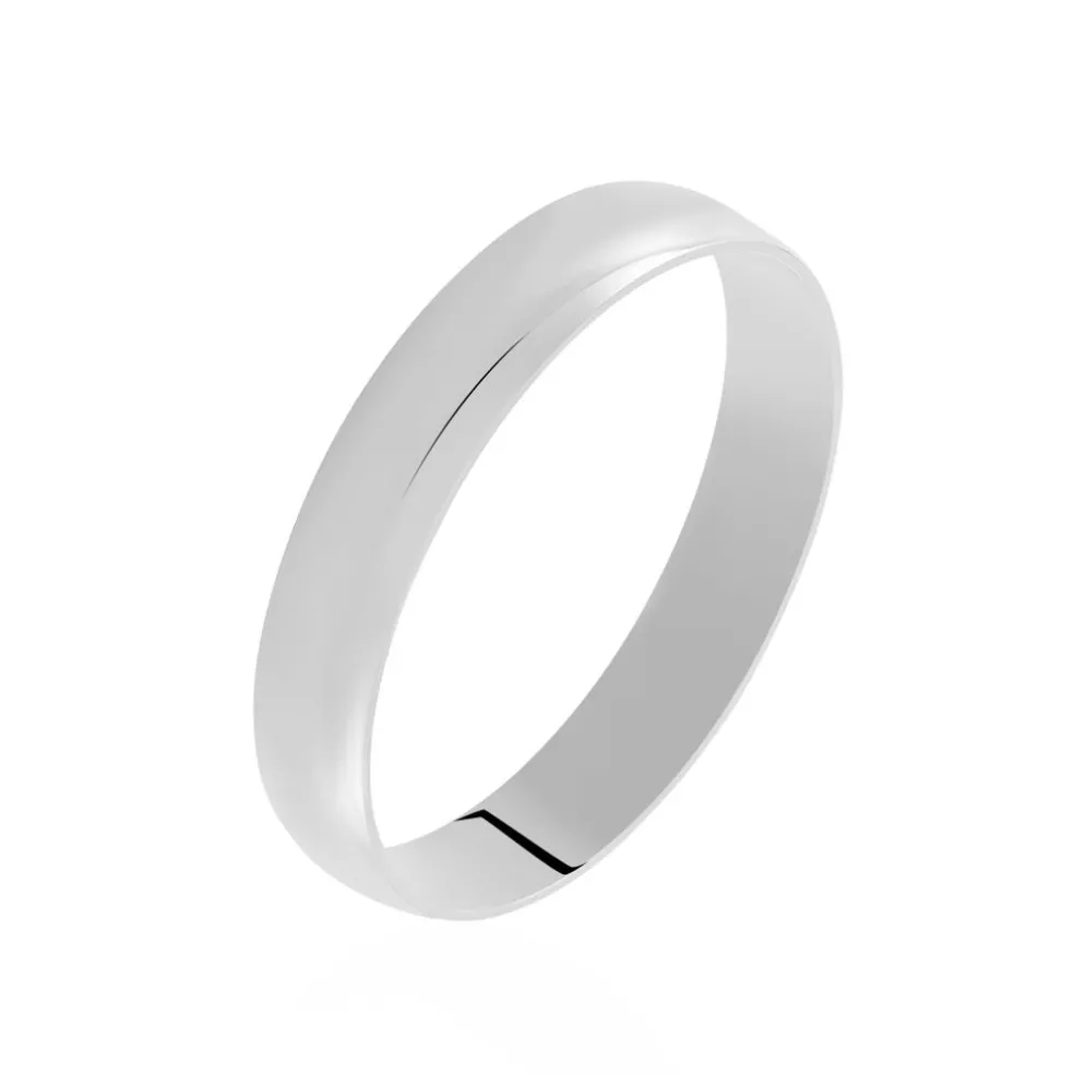 Alliance Celestyn Demi Jonc Classique Palladium Blanc