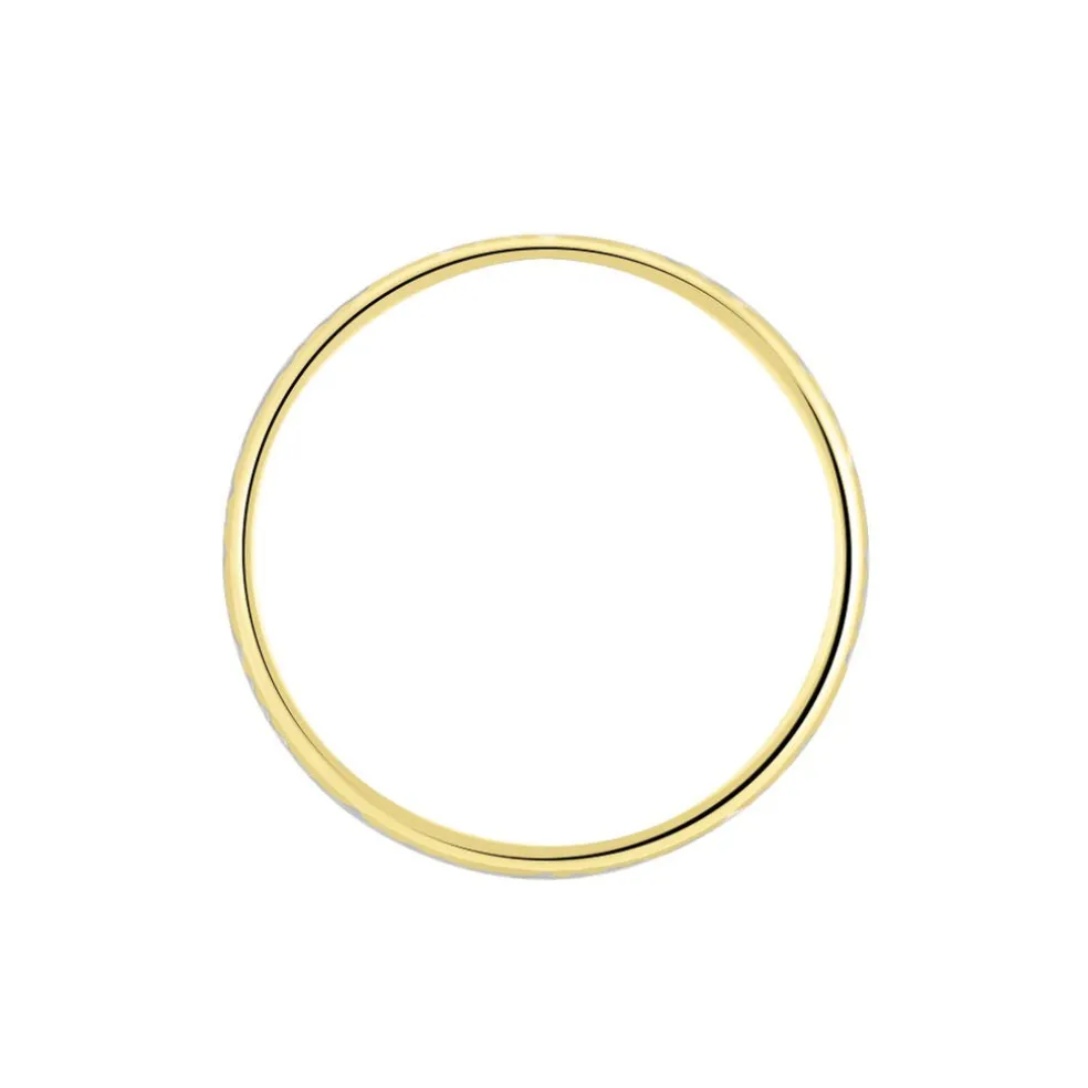 Alliance Cesarius Ruban Plat Or Bicolore