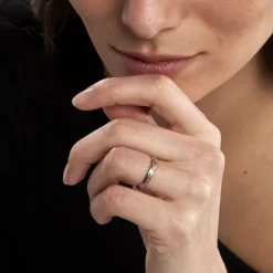 Alliance Cesarius Ruban Plat Or Bicolore