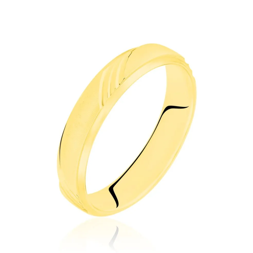 Alliance Ciham Ruban Plat Or Jaune