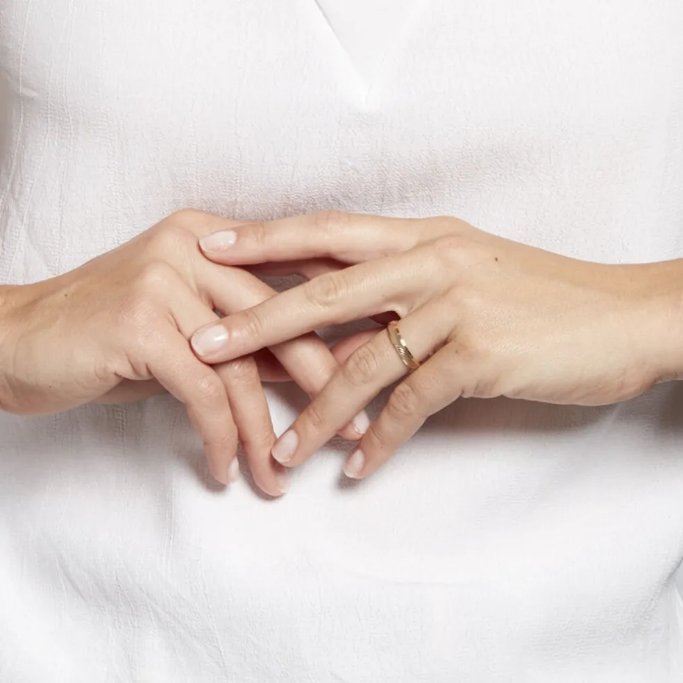 Alliance Ciham Ruban Plat Or Jaune