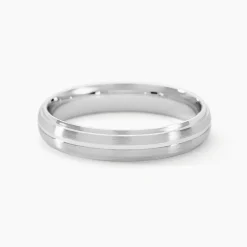 Alliance Circios Demi Jonc Classique Or Blanc