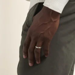 Alliance Circios Demi Jonc Classique Or Blanc