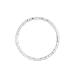 Alliance Circios Demi Jonc Classique Or Blanc