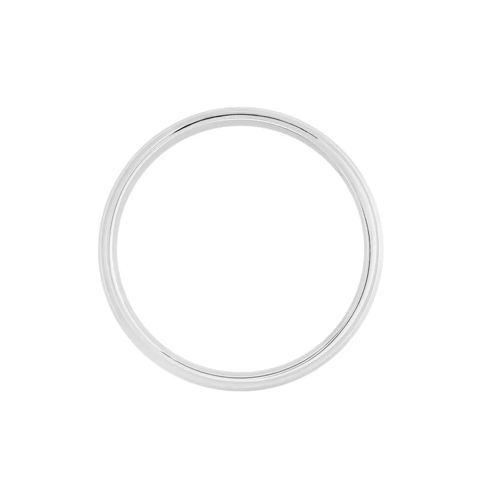 Alliance Circios Demi Jonc Classique Or Blanc