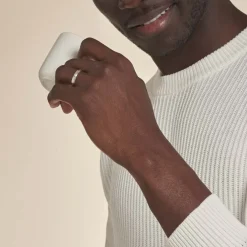 Alliance Circios Demi Jonc Classique Or Blanc