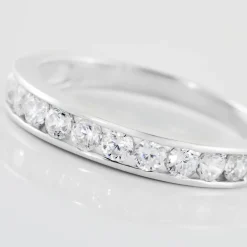 Alliance Céllia Argent Blanc Oxyde De Zirconium