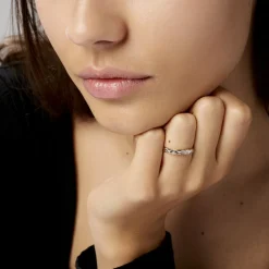 Alliance Clotilde Demi Jonc Classique Or Bicolore