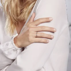 Alliance Clotilde Demi Jonc Classique Or Bicolore