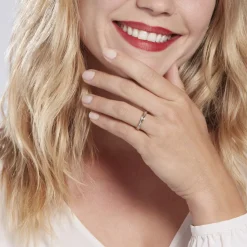 Alliance Daphna Ruban Plat Or Bicolore