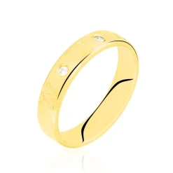 Alliance Defne Or Jaune Diamant