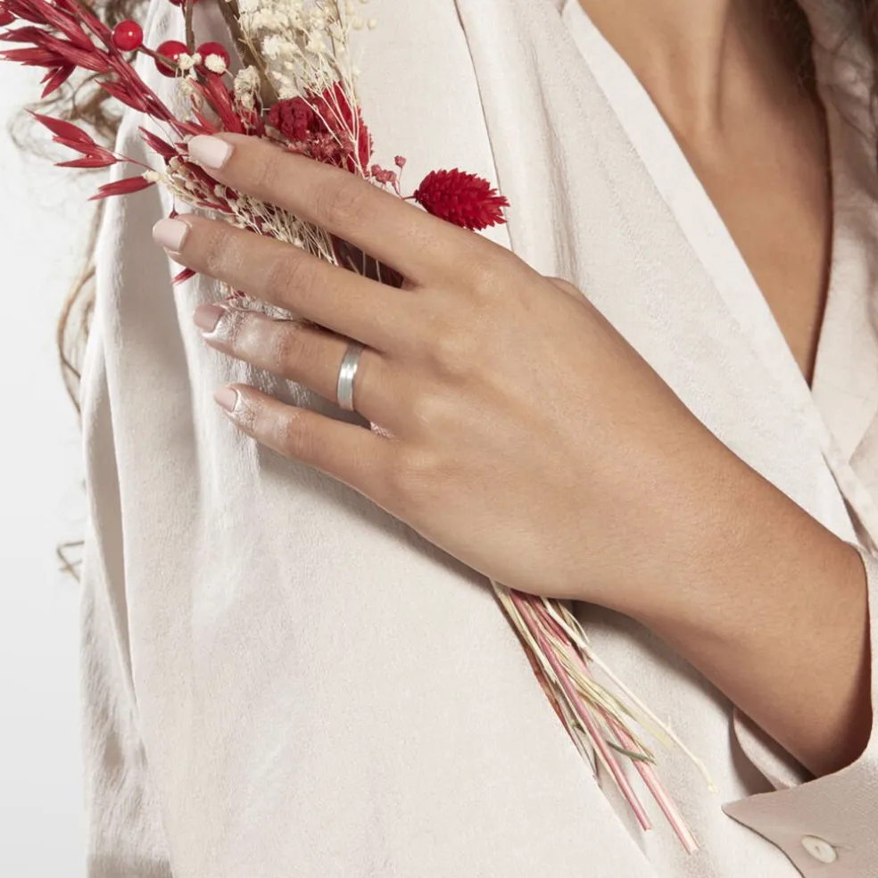 Alliance Edos Mat Ruban Plat Or Blanc