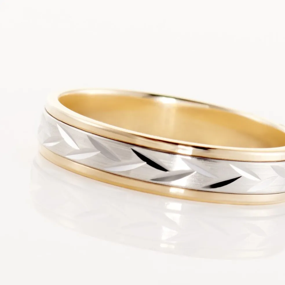 Alliance Effet Epi Mat Or Bicolore