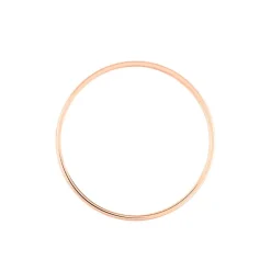 Alliance Effet Perle Ruban Plat Or Rose