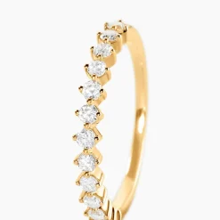 Alliance Elnathan Or Jaune Diamant Synthétique