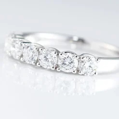 Alliance Eloisa Or Blanc Diamant Synthetique