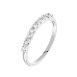 Alliance Eloisa Or Blanc Diamant Synthetique