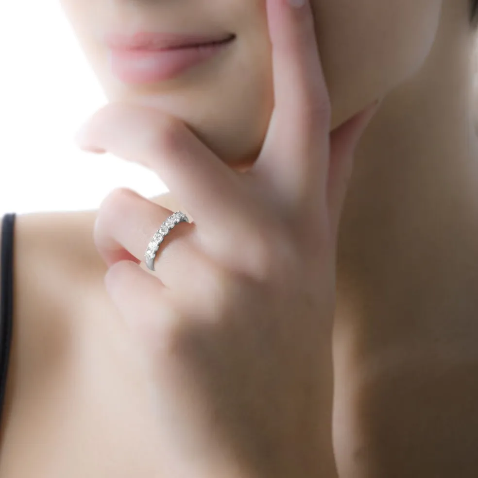 Alliance Eloise Or Blanc Diamant