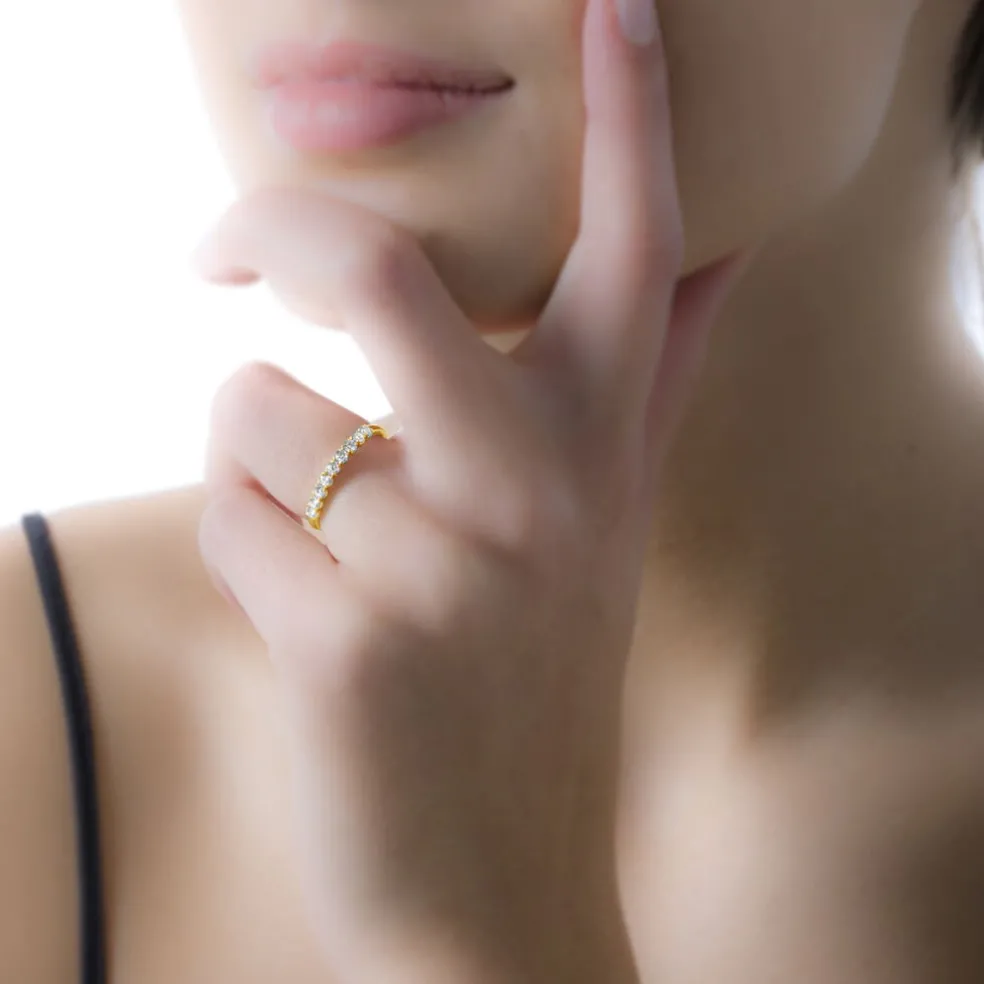 Alliance Eloise Or Jaune Diamant