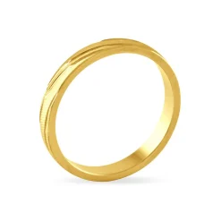 Alliance Eros Brossee Ruban Plat Or Jaune