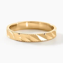 Alliance Facetee Or Jaune