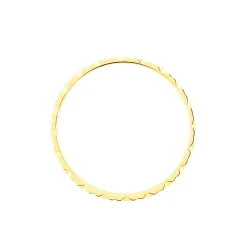 Alliance Fleur Diamantee Ruban Plat Or Jaune