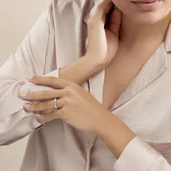 Alliance Georgius Ruban Plat Palladium Blanc