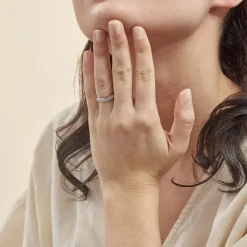 Alliance Giulia Or Blanc Diamant