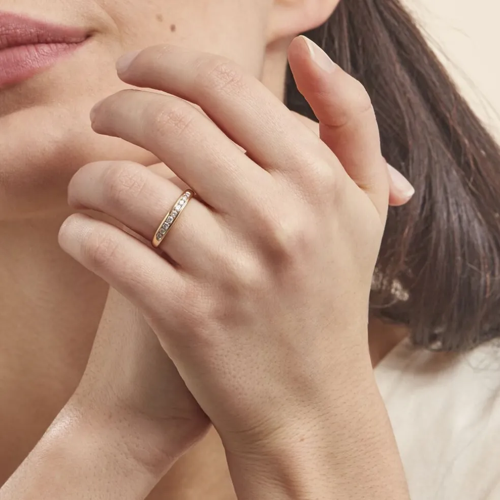 Alliance Giulia Or Jaune Diamant