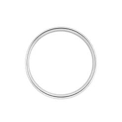 Alliance Gontran Ruban Bombé Or Blanc