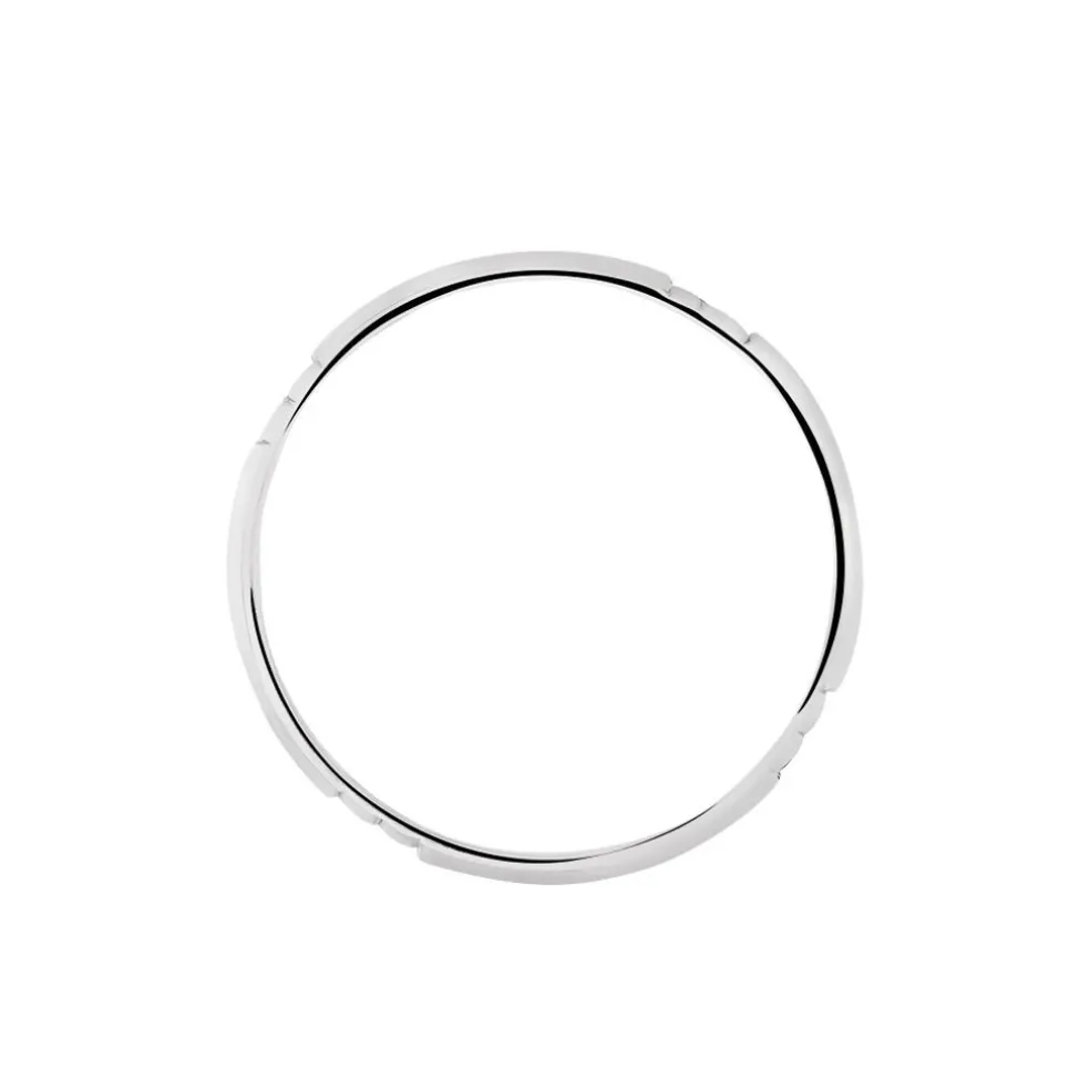 Alliance Hades Texture Ruban Plat Palladium Blanc