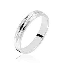 Alliance Harmonia Facetee Or Blanc